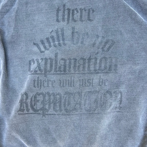 Taylor Swift There Will Be No Explanation Reputation Oversized Hoodie XS/S - Picture 6 of 6